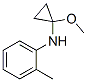 Benzenamine, n-(1-methoxycyclopropyl)-2-methyl-(9ci)Structure,645419-89-2Structure Benzenamine, n-(1-methoxycyclopropyl)-2-methyl-(9ci) Structure,645419-89-2Structure