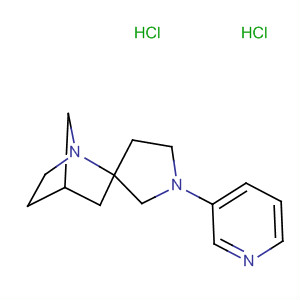 1-(3-吡啶)-螺[1-氮雜雙環(huán)[2.2.1]庚烷-2,3-吡咯烷]雙鹽酸鹽結(jié)構(gòu)式_646055-75-6結(jié)構(gòu)式