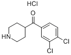 (3,4-Dichloro-phenyl)-piperidin-4-yl-methanone hydrochlorideStructure,64638-17-1Structure (3,4-Dichloro-phenyl)-piperidin-4-yl-methanone hydrochloride Structure,64638-17-1Structure