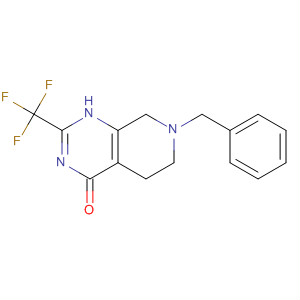 7-芐基-2-(三氟甲基)-5,6,7,8-四氫吡啶并[3,4-d]嘧啶-4-醇結(jié)構(gòu)式_647862-97-3結(jié)構(gòu)式