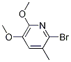 2-Bromo-5,6-dimethoxy-3-methyl-pyridine Structure,64837-91-8Structure