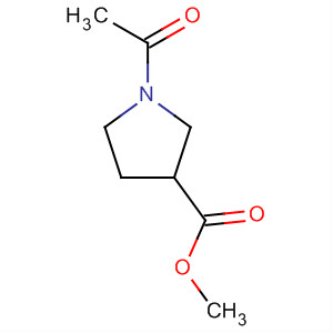 3-Pyrrolidinecarboxylic acid, 1-acetyl-, methyl ester, (3s)-(9ci)Structure,648413-65-4Structure 3-Pyrrolidinecarboxylic acid, 1-acetyl-, methyl ester, (3s)-(9ci) Structure,648413-65-4Structure