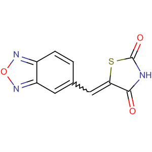 (Z)-5-(苯并[c][1,2,5]噁二唑-5-基亞甲基)噻唑烷-2,4-二酮結(jié)構(gòu)式_648450-69-5結(jié)構(gòu)式