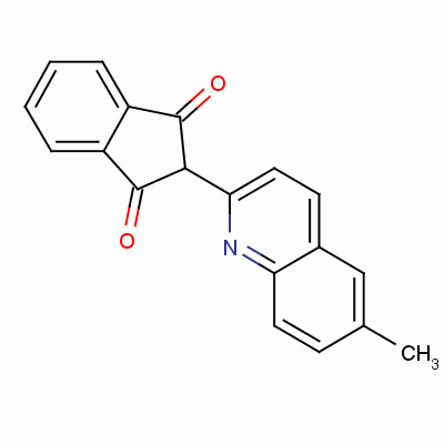 1H-indene-1,3(2h)-dione, 2-(6-methyl-2-quinolinyl)-Structure,6493-58-9Structure 1H-indene-1,3(2h)-dione, 2-(6-methyl-2-quinolinyl)- Structure,6493-58-9Structure