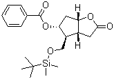 (-)-3-Oxo-6-β-t.-butyldimethylsilyloxymethyl-7-α-benzoyloxy-2-oxabicyclo[3.3.Structure,64982-34-9Structure (-)-3-Oxo-6-β-t.-butyldimethylsilyloxymethyl-7-α-benzoyloxy-2-oxabicyclo[3.3. Structure,64982-34-9Structure