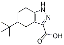5-Tert-Butyl-4,5,6,7-tetrahydro-1H-indazole-3-carboxylic acidStructure,650603-95-5Structure 5-Tert-Butyl-4,5,6,7-tetrahydro-1H-indazole-3-carboxylic acid Structure,650603-95-5Structure