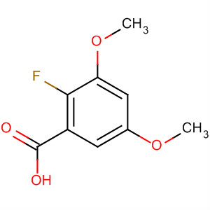 Benzoic acid, 2-fluoro-3,5-dimethoxy-(9ci)Structure,651734-59-7Structure Benzoic acid, 2-fluoro-3,5-dimethoxy-(9ci) Structure,651734-59-7Structure