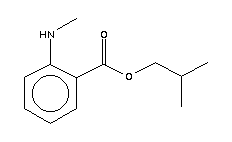 2-(甲基氨基)苯甲酸異丁酯結構式_65505-24-0結構式
