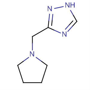 1H-1,2,4-triazole,3-(1-pyrrolidinylmethyl)-(9ci)Structure,657349-21-8Structure 1H-1,2,4-triazole,3-(1-pyrrolidinylmethyl)-(9ci) Structure,657349-21-8Structure