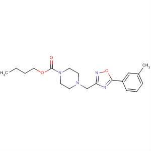 Butyl 4-((5-m-tolyl-1,2,4-oxadiazol-3-yl)methyl)piperazine-1-carboxylate Structure,657423-93-3Structure