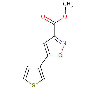 Methyl 5-(thiophen-3-yl)isoxazole-3-carboxylateStructure,657425-23-5Structure Methyl 5-(thiophen-3-yl)isoxazole-3-carboxylate Structure,657425-23-5Structure