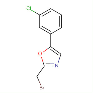 2-(Bromomethyl)-5-(3-chlorophenyl)oxazoleStructure,657425-40-6Structure 2-(Bromomethyl)-5-(3-chlorophenyl)oxazole Structure,657425-40-6Structure