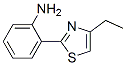 Benzenamine, 2-(4-ethyl-2-thiazolyl)-(9ci)Structure,658076-26-7Structure Benzenamine, 2-(4-ethyl-2-thiazolyl)-(9ci) Structure,658076-26-7Structure
