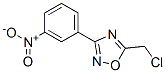 5-(Chloromethyl)-3-(3-nitrophenyl)-1,2,4-oxadiazoleStructure,6595-78-4Structure 5-(Chloromethyl)-3-(3-nitrophenyl)-1,2,4-oxadiazole Structure,6595-78-4Structure