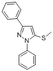 1,3-Diphenyl-5-methylthio-1h-pyrazoleStructure,66040-87-7Structure 1,3-Diphenyl-5-methylthio-1h-pyrazole Structure,66040-87-7Structure