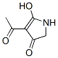 3H-pyrrol-3-one, 4-acetyl-1,2-dihydro-5-hydroxy-(9ci)Structure,66056-62-0Structure 3H-pyrrol-3-one, 4-acetyl-1,2-dihydro-5-hydroxy-(9ci) Structure,66056-62-0Structure