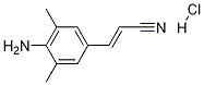 (E)-3-(4-amino-3,5-dimethylphenyl)acrylonitrilehydrochlorideStructure,661489-23-2Structure (E)-3-(4-amino-3,5-dimethylphenyl)acrylonitrilehydrochloride Structure,661489-23-2Structure