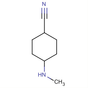 4-(甲基氨基)環(huán)己烷甲腈結(jié)構(gòu)式_662114-39-8結(jié)構(gòu)式