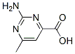 4-Pyrimidinecarboxylic acid, 2-amino-6-methyl-Structure,6630-66-6Structure 4-Pyrimidinecarboxylic acid, 2-amino-6-methyl- Structure,6630-66-6Structure