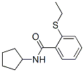 Benzamide, n-cyclopentyl-2-(ethylthio)-(9ci)Structure,663186-25-2Structure Benzamide, n-cyclopentyl-2-(ethylthio)-(9ci) Structure,663186-25-2Structure