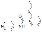 Benzamide, 2-(ethylthio)-n-4-pyridinyl-(9ci)Structure,663186-88-7Structure Benzamide, 2-(ethylthio)-n-4-pyridinyl-(9ci) Structure,663186-88-7Structure