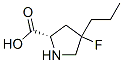 (9CI)-4-氟-4-丙基-L-脯氨酸結構式_663614-81-1結構式