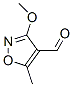 4-Isoxazolecarboxaldehyde, 3-methoxy-5-methyl-(9ci)Structure,66379-44-0Structure 4-Isoxazolecarboxaldehyde, 3-methoxy-5-methyl-(9ci) Structure,66379-44-0Structure