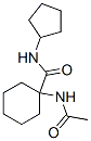 Cyclohexanecarboxamide, 1-(acetylamino)-n-cyclopentyl-(9ci)Structure,664371-63-5Structure Cyclohexanecarboxamide, 1-(acetylamino)-n-cyclopentyl-(9ci) Structure,664371-63-5Structure