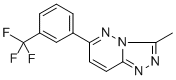 3-甲基-6-(3-[三氟甲基]苯基)-1,2,4-噻唑并-(4,3-b)吡嗪結(jié)構(gòu)式_66548-69-4結(jié)構(gòu)式