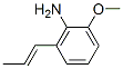 Benzenamine, 2-methoxy-6-(1-propenyl)-(9ci)Structure,666704-26-3Structure Benzenamine, 2-methoxy-6-(1-propenyl)-(9ci) Structure,666704-26-3Structure