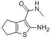 2-氨基-5,6-二氫-n-甲基-4H-環(huán)戊并[b]噻吩-3-羧酰胺結(jié)構(gòu)式_666715-71-5結(jié)構(gòu)式