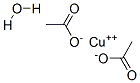 Copper(II) acetate hydrateStructure,66923-66-8Structure Copper(II) acetate hydrate Structure,66923-66-8Structure