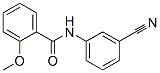 Benzamide, n-(3-cyanophenyl)-2-methoxy-(9ci)Structure,671795-10-1Structure Benzamide, n-(3-cyanophenyl)-2-methoxy-(9ci) Structure,671795-10-1Structure