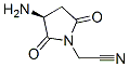1-Pyrrolidineacetonitrile, 3-amino-2,5-dioxo-, (3s)-(9ci)Structure,672883-37-3Structure 1-Pyrrolidineacetonitrile, 3-amino-2,5-dioxo-, (3s)-(9ci) Structure,672883-37-3Structure