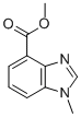 1H-benzimidazole-4-carboxylicacid,1-methyl-,methylester(9ci)Structure,672957-91-4Structure 1H-benzimidazole-4-carboxylicacid,1-methyl-,methylester(9ci) Structure,672957-91-4Structure