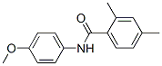 Benzamide, n-(4-methoxyphenyl)-2,4-dimethyl-(9ci)Structure,673443-85-1Structure Benzamide, n-(4-methoxyphenyl)-2,4-dimethyl-(9ci) Structure,673443-85-1Structure