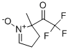 Ethanone, 1-(3,4-dihydro-2-methyl-1-oxido-2h-pyrrol-2-yl)-2,2,2-trifluoro-(9ci)Structure,675105-43-8Structure Ethanone, 1-(3,4-dihydro-2-methyl-1-oxido-2h-pyrrol-2-yl)-2,2,2-trifluoro-(9ci) Structure,675105-43-8Structure