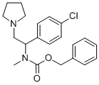 1-吡咯烷-2-(4-氯苯基)-2-(n-cbz-n-甲基)氨基乙烷結(jié)構(gòu)式_675602-70-7結(jié)構(gòu)式