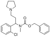1-吡咯烷-3-(2-氯苯基)-3-(n-cbz-n-甲基)氨基丙烷結(jié)構(gòu)式_675602-80-9結(jié)構(gòu)式