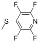 Pyridine, 2,3,5,6-tetrafluoro-4-(methylthio)-(9ci)Structure,67644-45-5Structure Pyridine, 2,3,5,6-tetrafluoro-4-(methylthio)-(9ci) Structure,67644-45-5Structure