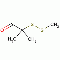2-(甲基二硫代)-異丁醛結(jié)構(gòu)式_67952-60-7結(jié)構(gòu)式