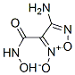1,2,5-Oxadiazole-3-carboxamide, 4-amino-n-hydroxy-, 2-oxide (9ci)Structure,679817-54-0Structure 1,2,5-Oxadiazole-3-carboxamide, 4-amino-n-hydroxy-, 2-oxide (9ci) Structure,679817-54-0Structure