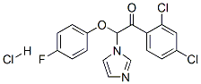 Ethanone, 1-(2,4-dichlorophenyl)-2-(4-fluorophenoxy)-2-(1h-imidazol-1-yl)-, monohydrochloride (9ci)Structure,68042-35-3Structure Ethanone, 1-(2,4-dichlorophenyl)-2-(4-fluorophenoxy)-2-(1h-imidazol-1-yl)-, monohydrochloride (9ci) Structure,68042-35-3Structure