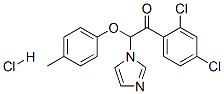 Ethanone, 1-(2,4-dichlorophenyl)-2-(1h-imidazol-1-yl)-2-(4-methylphenoxy)-, monohydrochloride (9ci)Structure,68042-39-7Structure Ethanone, 1-(2,4-dichlorophenyl)-2-(1h-imidazol-1-yl)-2-(4-methylphenoxy)-, monohydrochloride (9ci) Structure,68042-39-7Structure