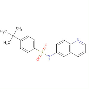 4-Tert-butyl-n-quinolin-6-yl-benzenesulfonamideStructure,680591-16-6Structure 4-Tert-butyl-n-quinolin-6-yl-benzenesulfonamide Structure,680591-16-6Structure
