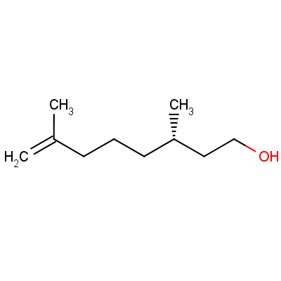 7-Octen-1-ol, 3,7-dimethyl-, (s)-Structure,6812-78-8Structure 7-Octen-1-ol, 3,7-dimethyl-, (s)- Structure,6812-78-8Structure