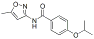 Benzamide, 4-(1-methylethoxy)-n-(5-methyl-3-isoxazolyl)-(9ci)Structure,681236-43-1Structure Benzamide, 4-(1-methylethoxy)-n-(5-methyl-3-isoxazolyl)-(9ci) Structure,681236-43-1Structure
