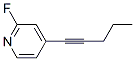 (9CI)-2-氟-4-(1-戊炔yl)-吡啶結(jié)構(gòu)式_681262-23-7結(jié)構(gòu)式