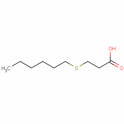 3-(Hexylthio)propionic acidStructure,68298-41-9Structure 3-(Hexylthio)propionic acid Structure,68298-41-9Structure
