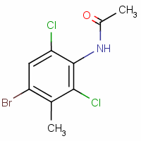 N-​(4-​溴-​2,​6-​二氯-​3-​甲基苯基)​乙酰胺結(jié)構(gòu)式_68399-95-1結(jié)構(gòu)式